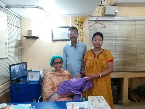 IVF patient with Dr. Rashmi Prasad at Patna IVF Centre