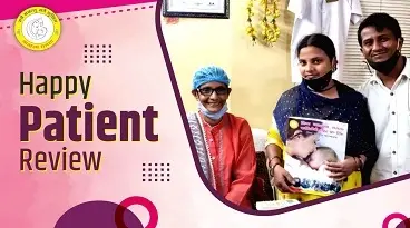 Md Afjal Hussain and Mahrun Nisha with their baby after IVF conception at 8 years