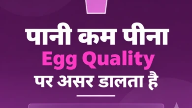 पानी कम पीना Egg Quality पर असर डालता है Dr. Rashmi बताती हैं